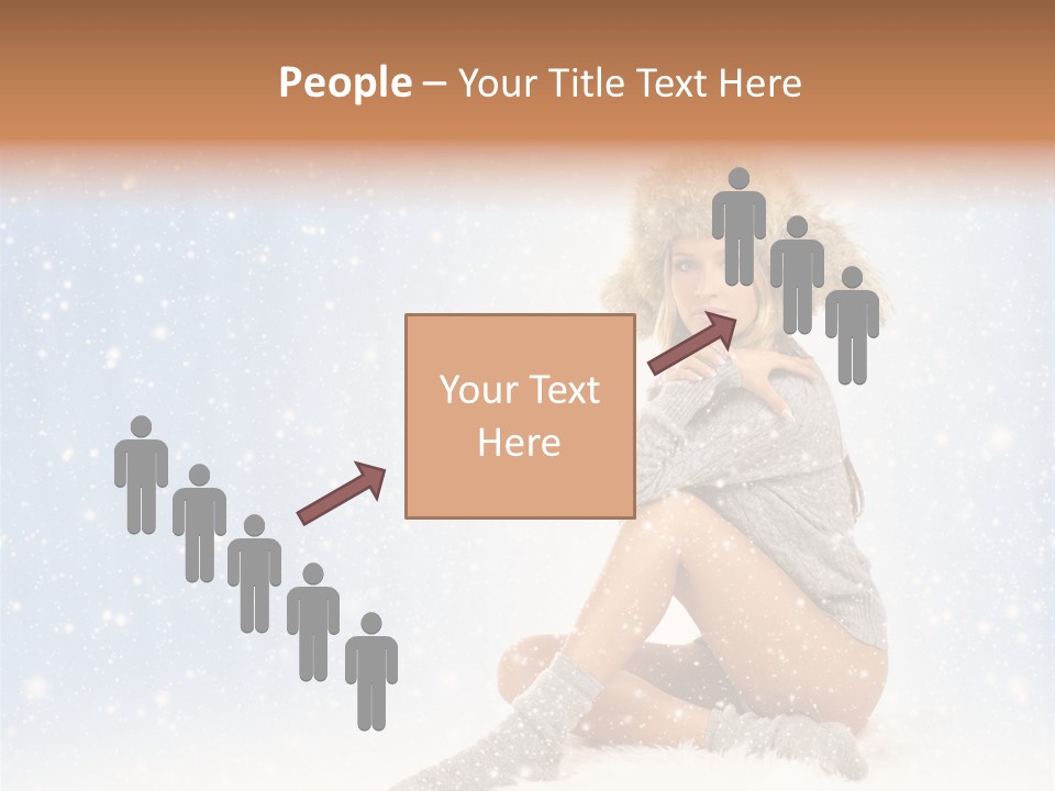 Warm Y Snow PowerPoint Template