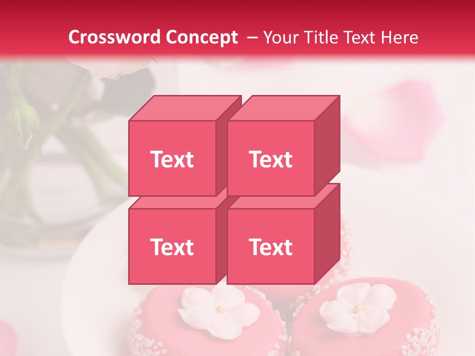 Closeup Fresh Icing PowerPoint Template