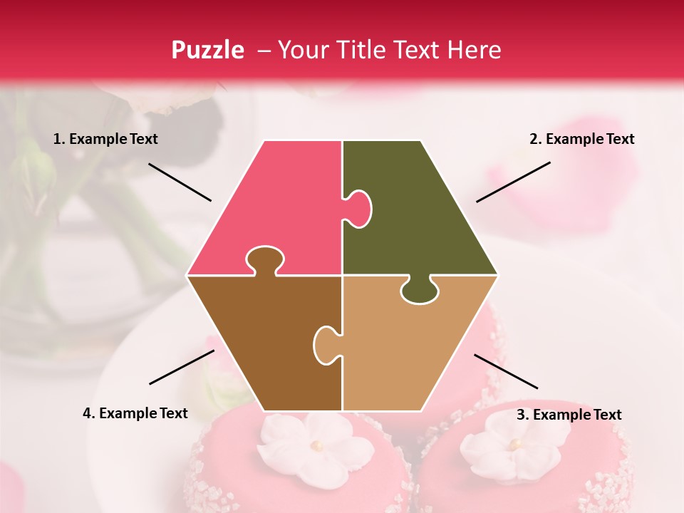 Closeup Fresh Icing PowerPoint Template