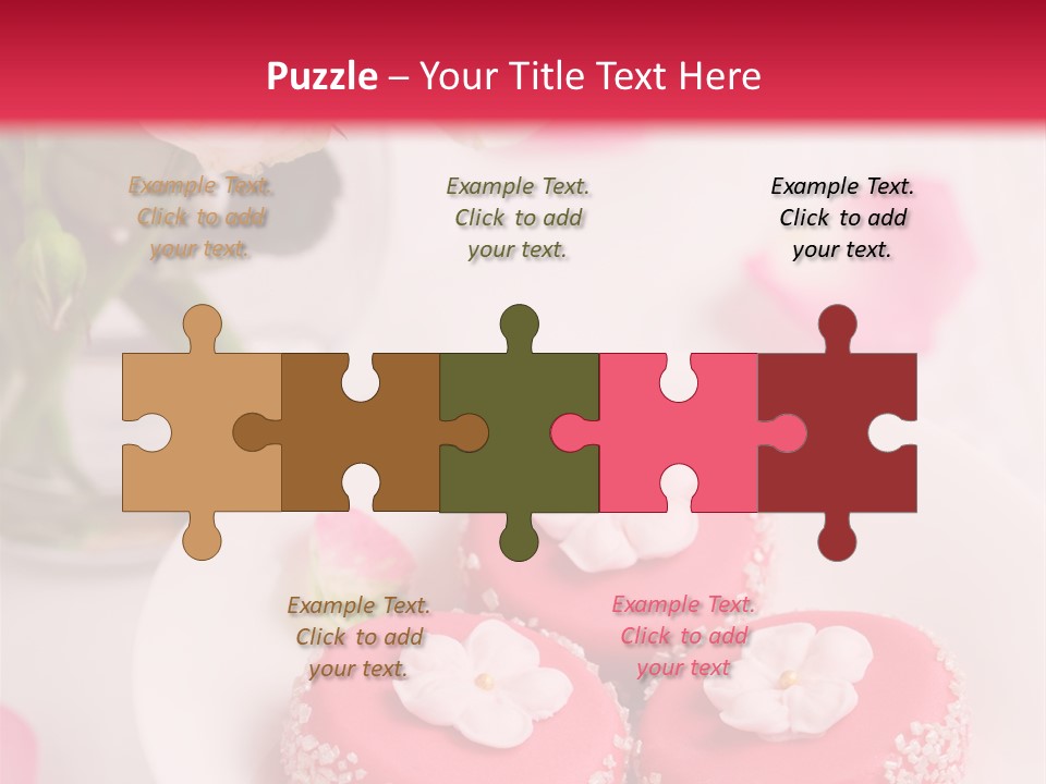 Closeup Fresh Icing PowerPoint Template