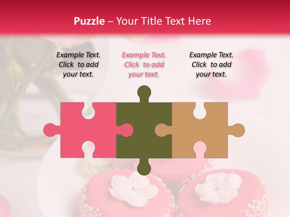 Closeup Fresh Icing PowerPoint Template