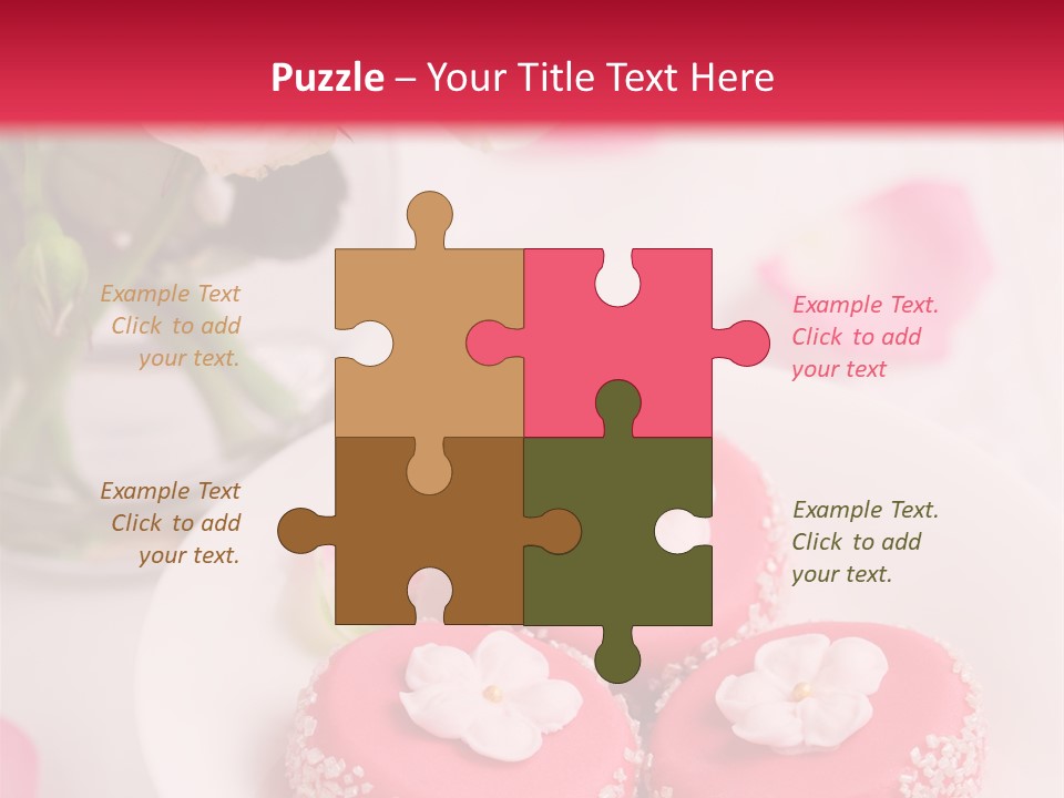 Closeup Fresh Icing PowerPoint Template