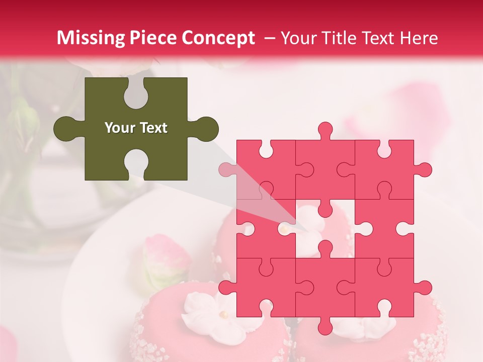 Closeup Fresh Icing PowerPoint Template