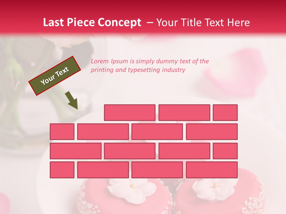Closeup Fresh Icing PowerPoint Template