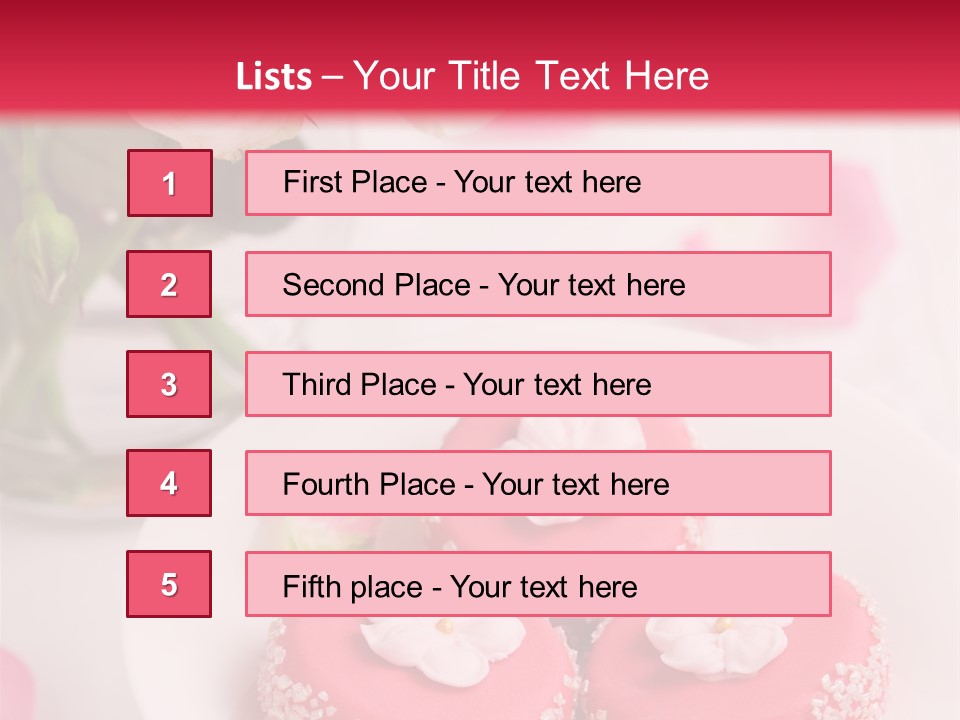 Closeup Fresh Icing PowerPoint Template