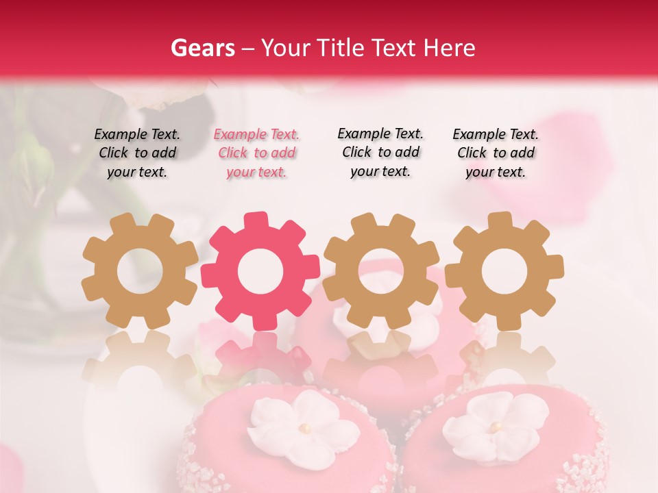 Closeup Fresh Icing PowerPoint Template