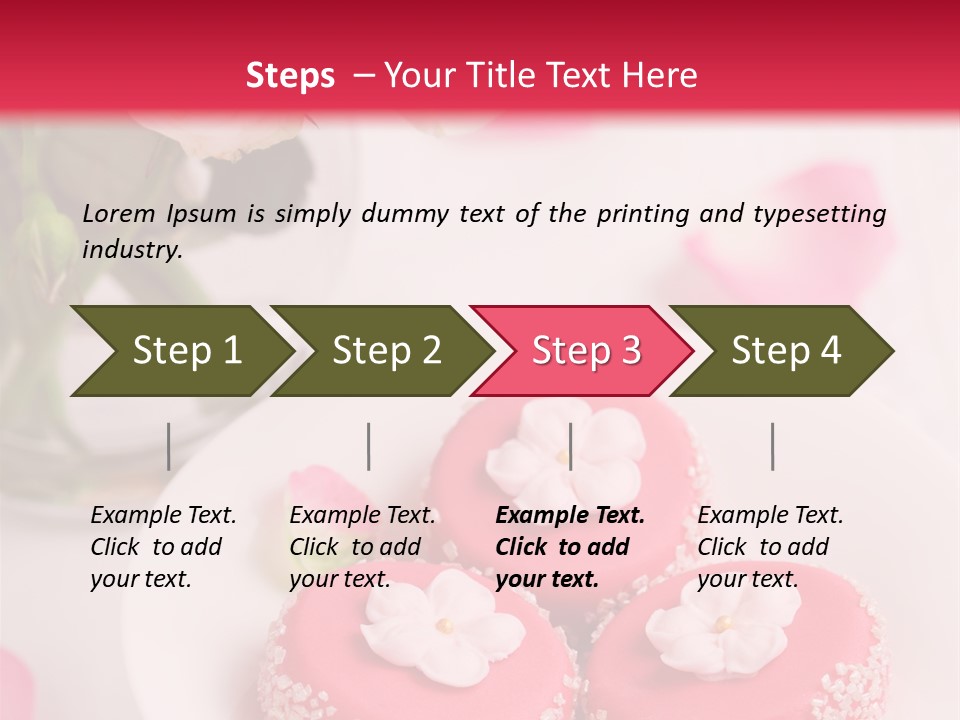 Closeup Fresh Icing PowerPoint Template