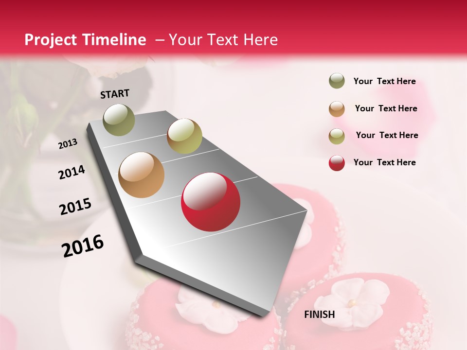 Closeup Fresh Icing PowerPoint Template