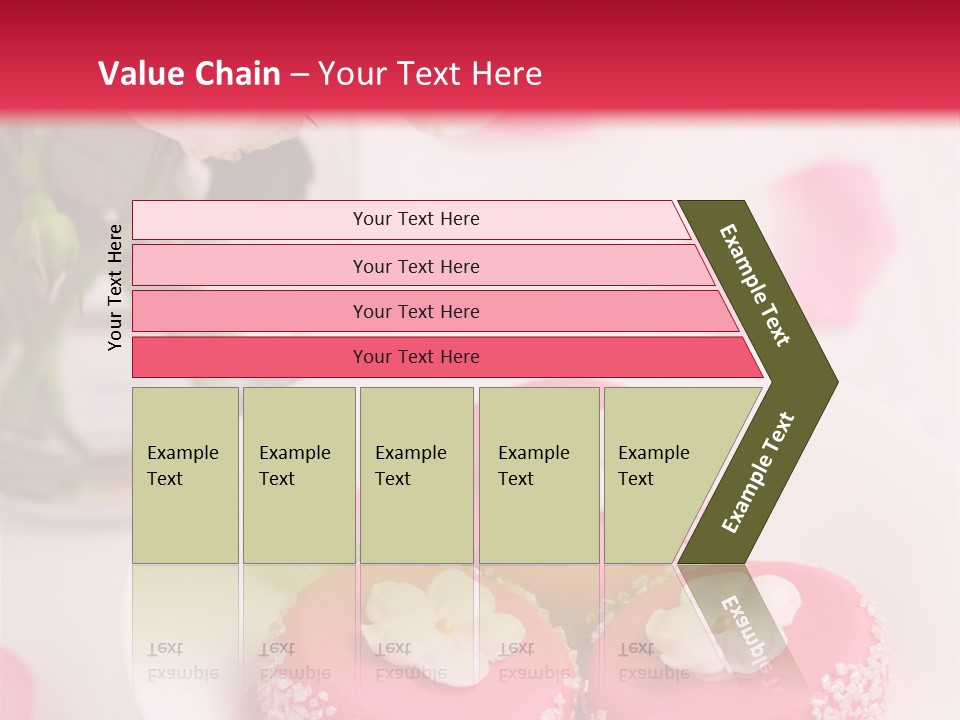 Closeup Fresh Icing PowerPoint Template
