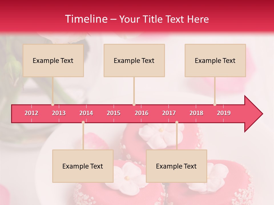 Closeup Fresh Icing PowerPoint Template