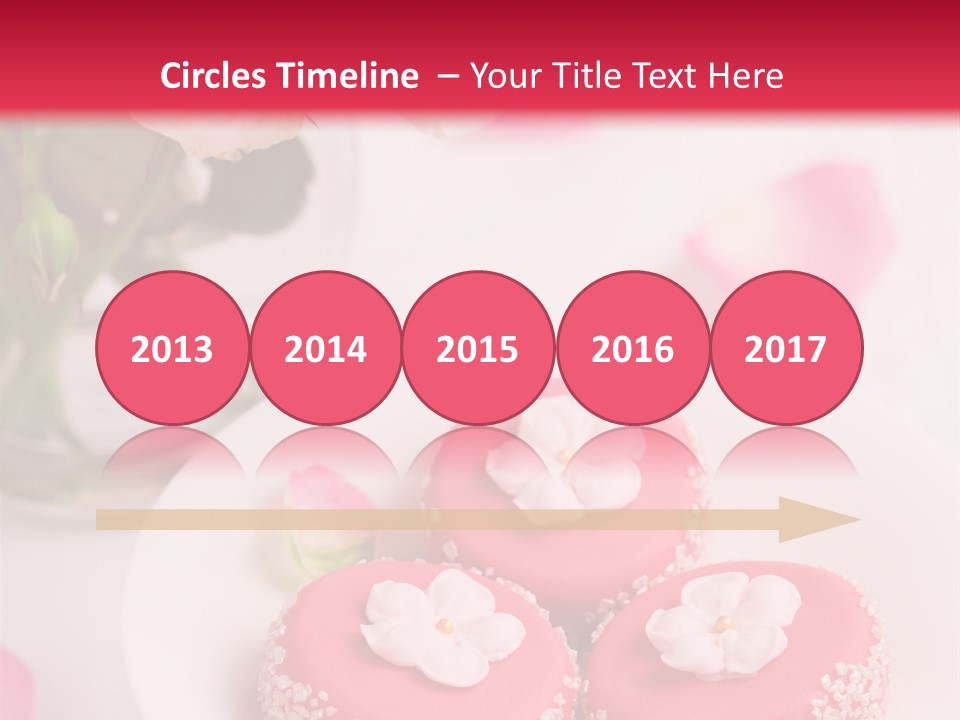 Closeup Fresh Icing PowerPoint Template