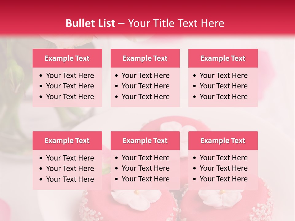 Closeup Fresh Icing PowerPoint Template