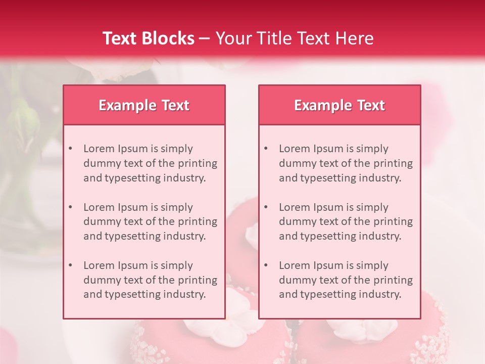Closeup Fresh Icing PowerPoint Template