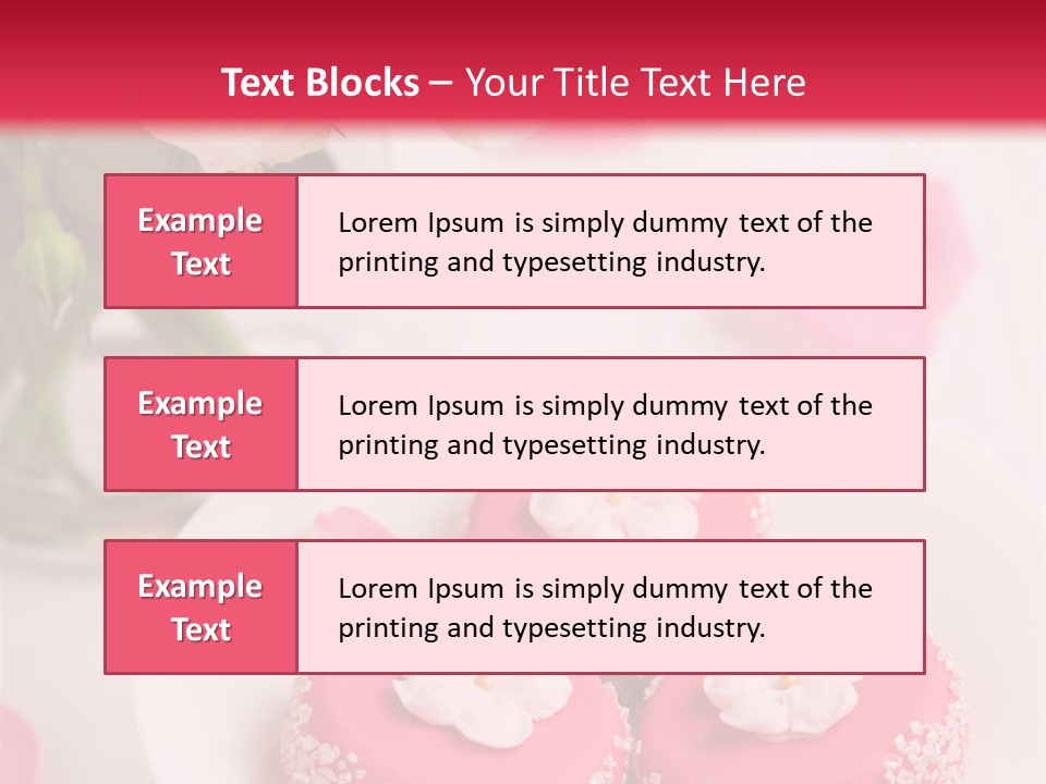 Closeup Fresh Icing PowerPoint Template