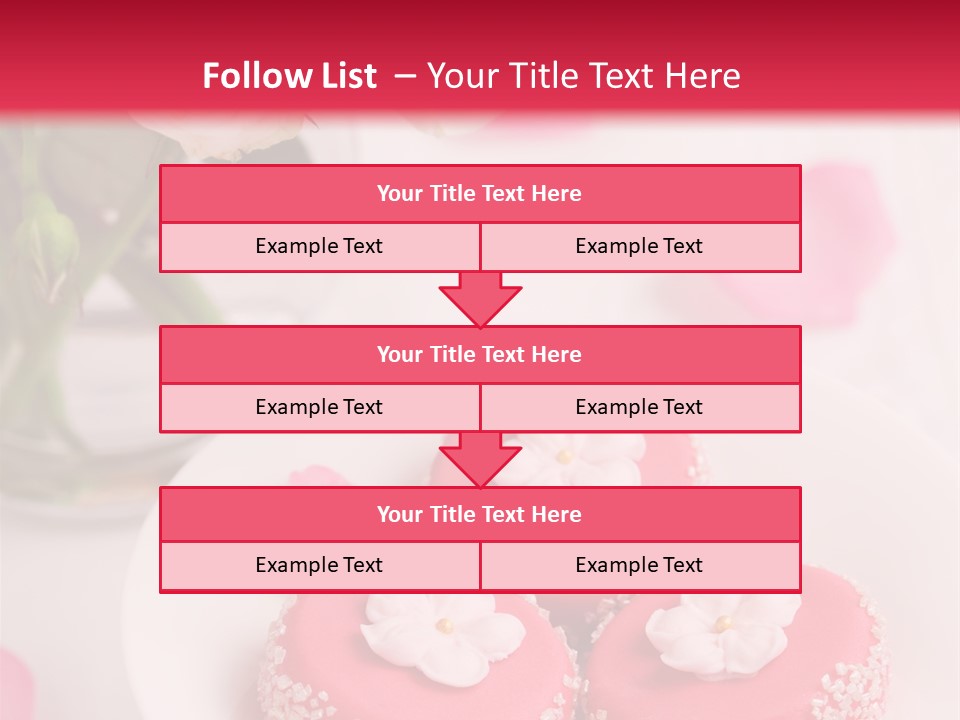 Closeup Fresh Icing PowerPoint Template