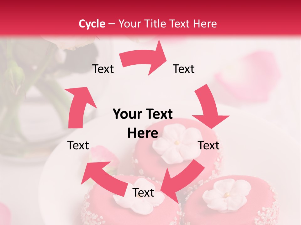 Closeup Fresh Icing PowerPoint Template