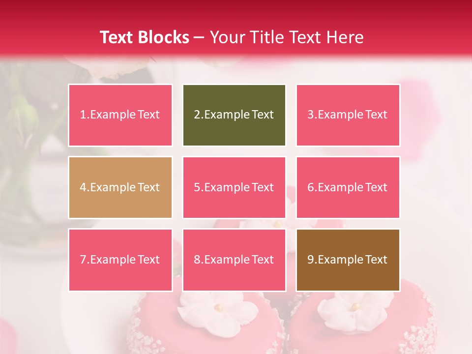 Closeup Fresh Icing PowerPoint Template