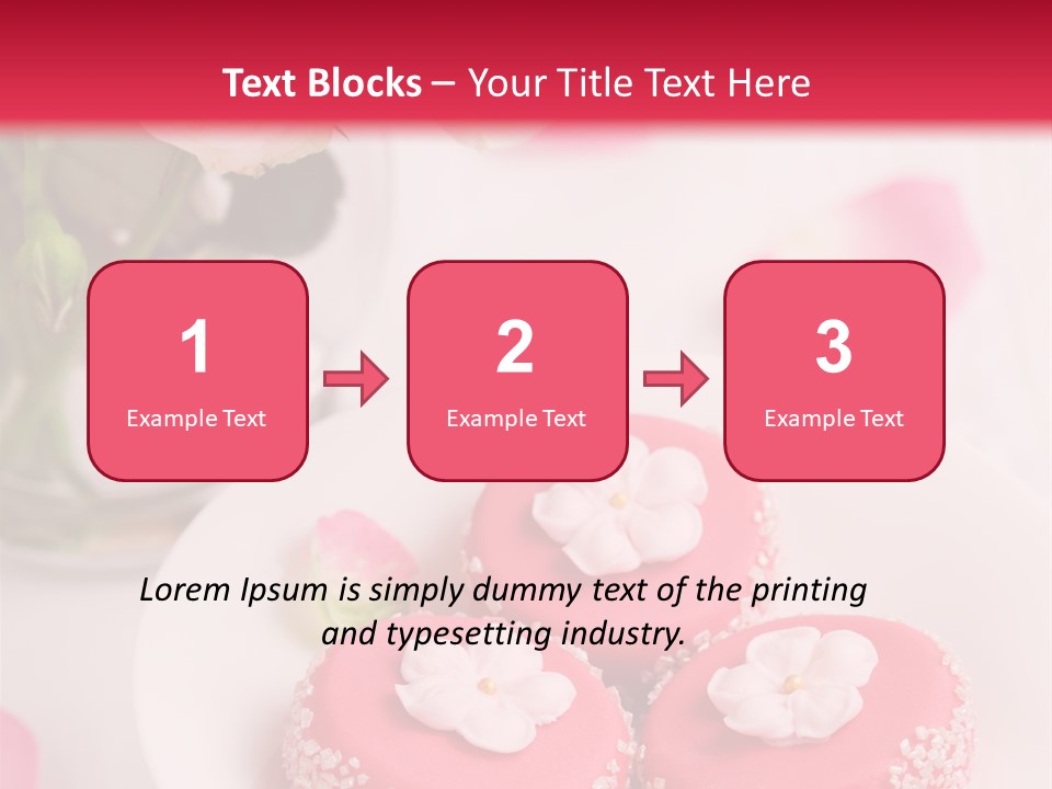 Closeup Fresh Icing PowerPoint Template