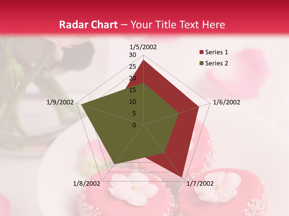 Closeup Fresh Icing PowerPoint Template