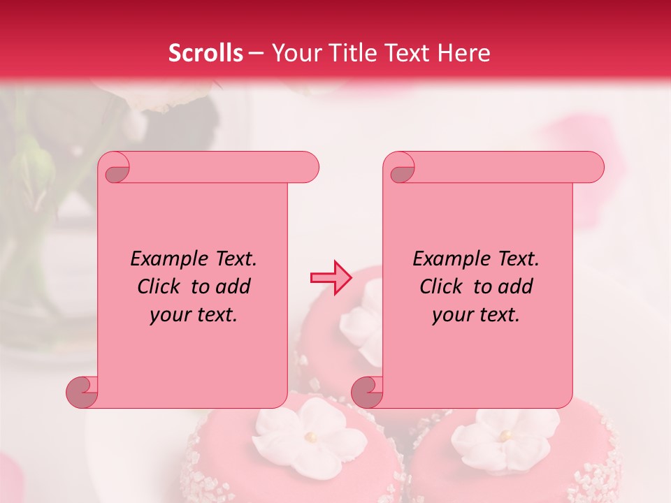 Closeup Fresh Icing PowerPoint Template