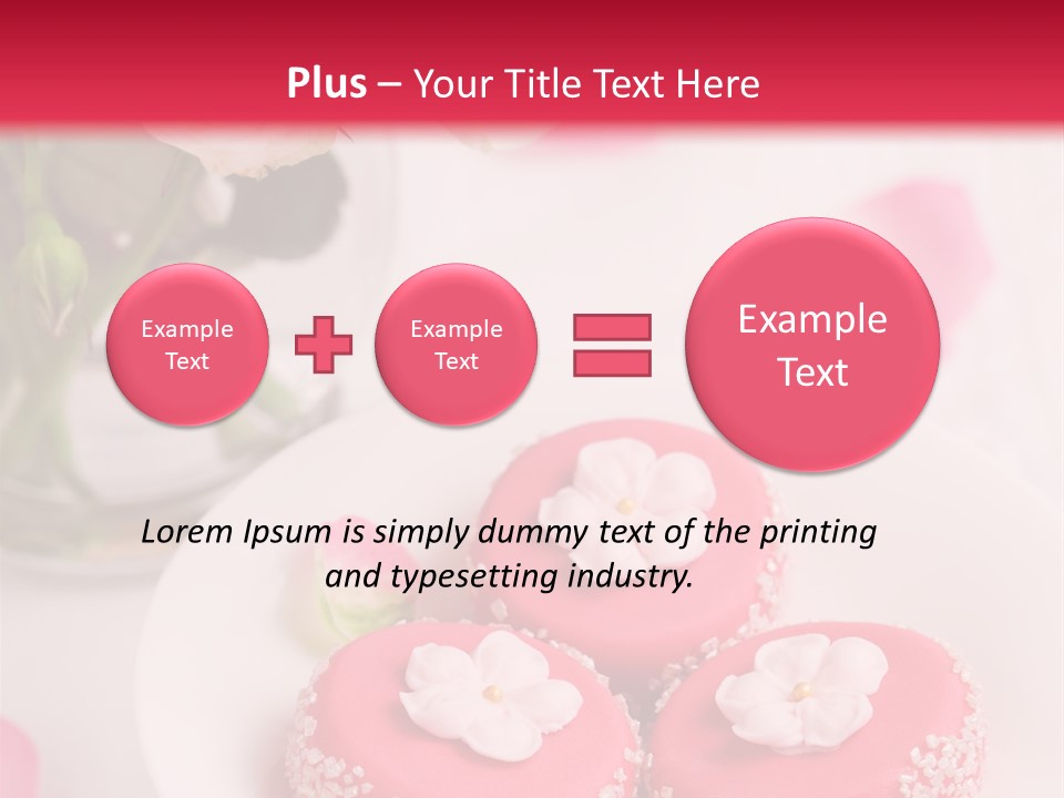 Closeup Fresh Icing PowerPoint Template