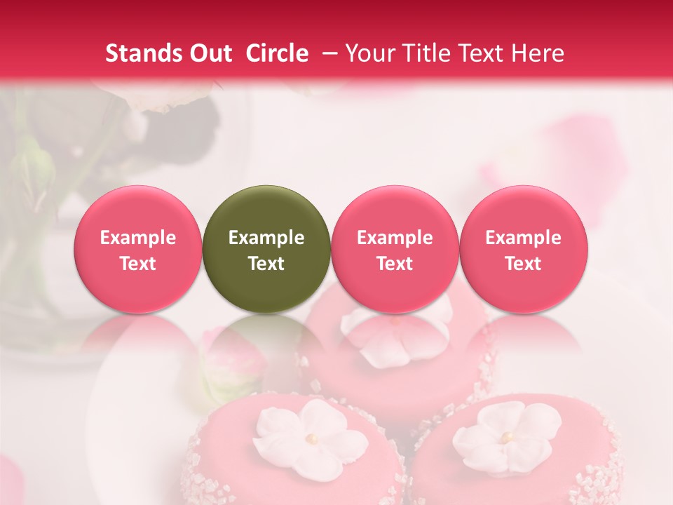 Closeup Fresh Icing PowerPoint Template
