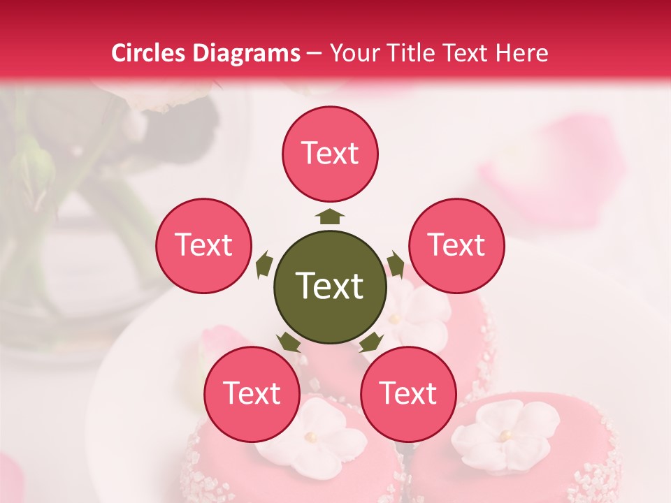 Closeup Fresh Icing PowerPoint Template