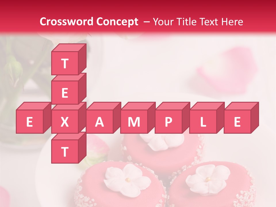 Closeup Fresh Icing PowerPoint Template