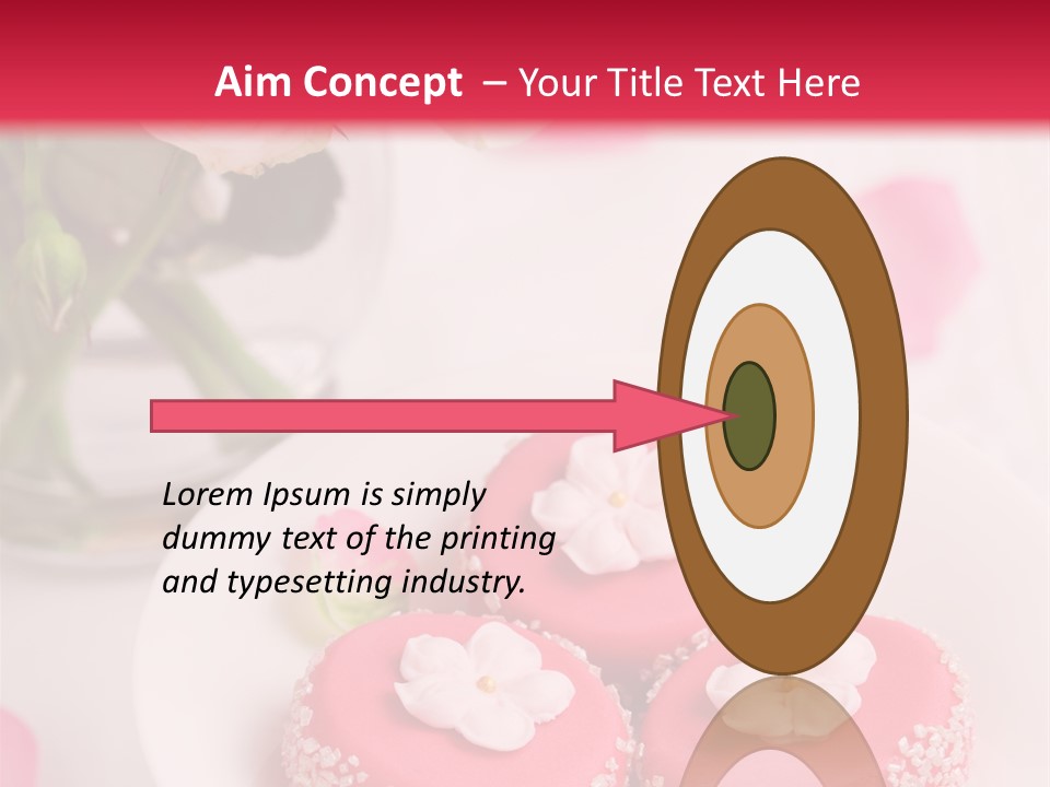 Closeup Fresh Icing PowerPoint Template