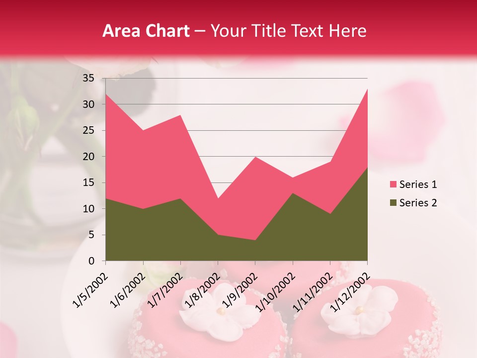 Closeup Fresh Icing PowerPoint Template