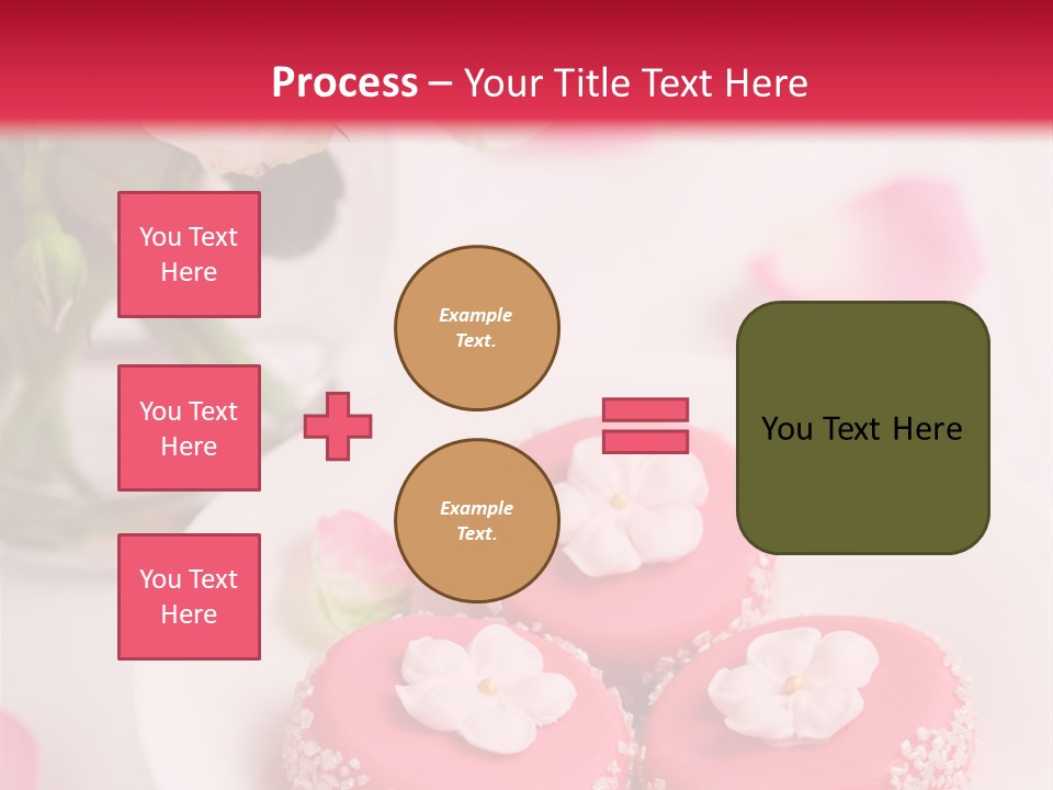 Closeup Fresh Icing PowerPoint Template