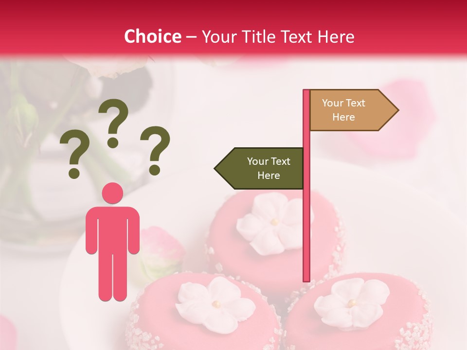 Closeup Fresh Icing PowerPoint Template