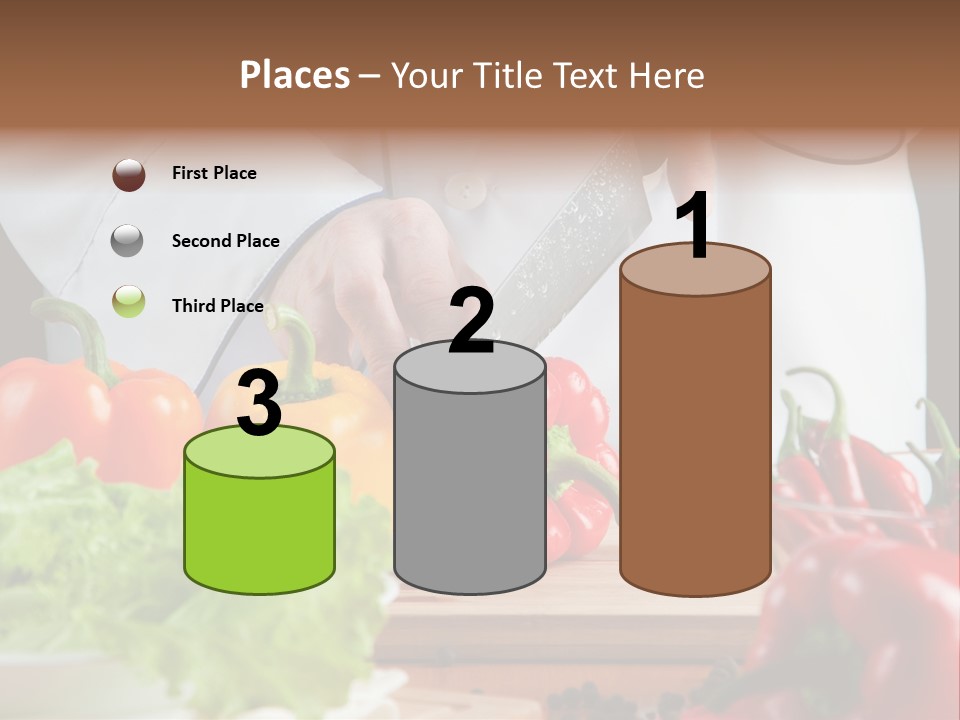 Indoors Foodstuff Vegs PowerPoint Template