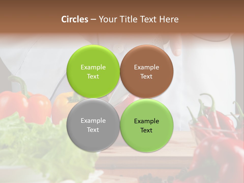 Indoors Foodstuff Vegs PowerPoint Template