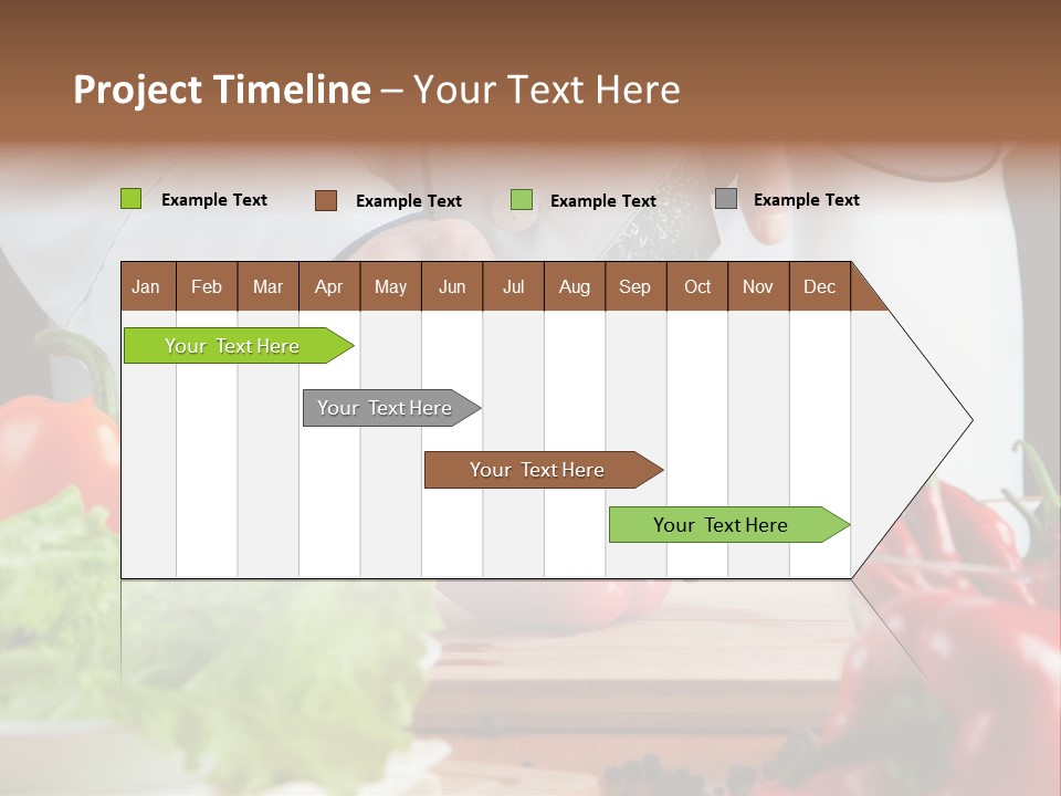 Indoors Foodstuff Vegs PowerPoint Template