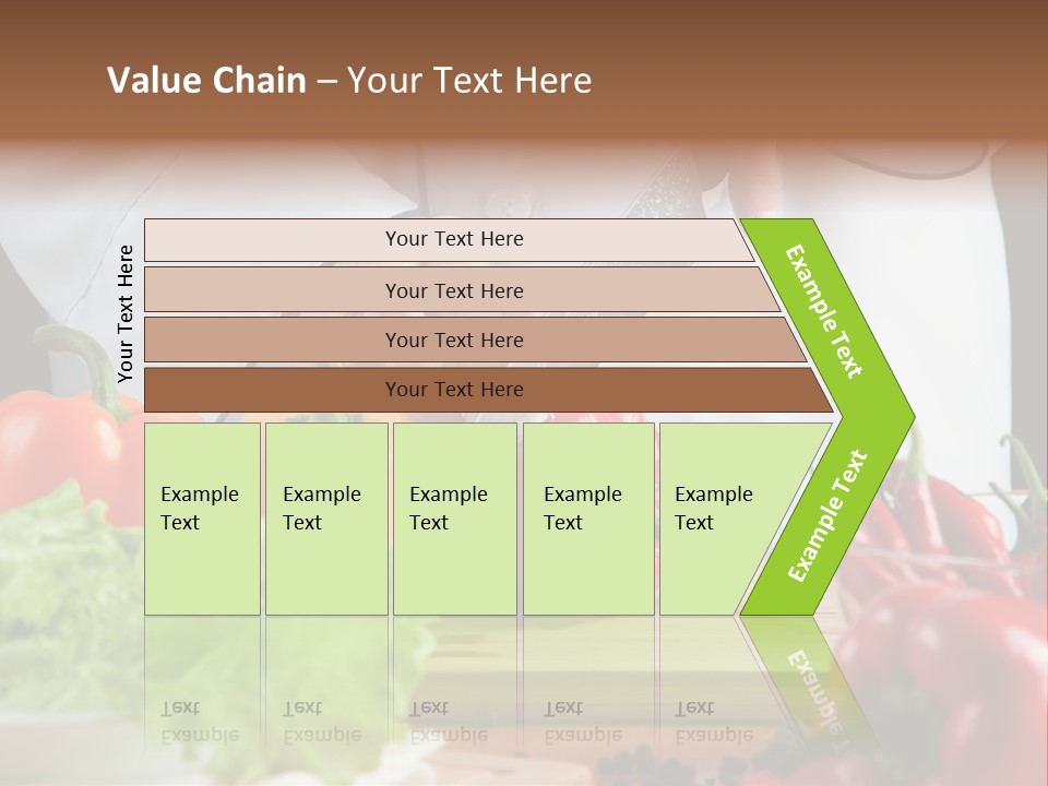 Indoors Foodstuff Vegs PowerPoint Template