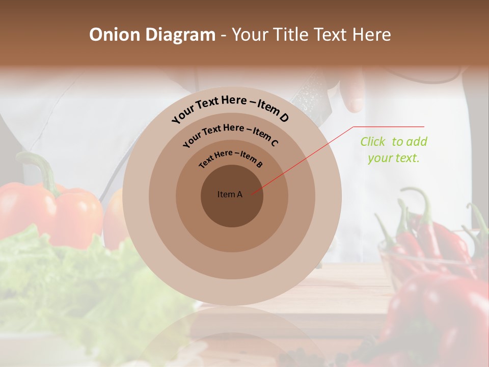 Indoors Foodstuff Vegs PowerPoint Template