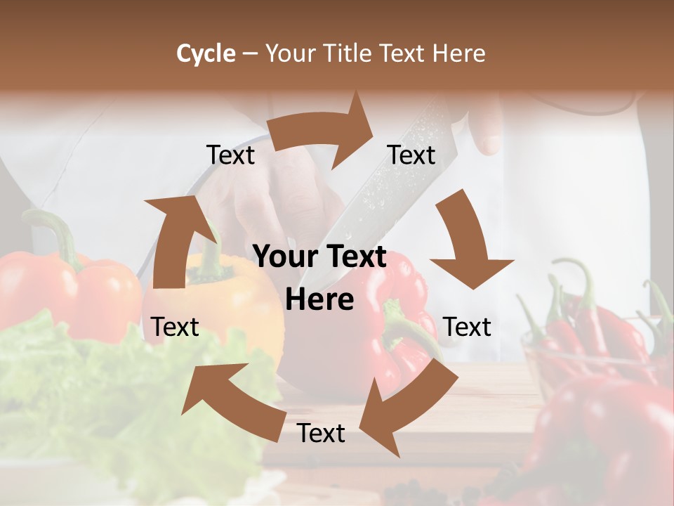 Indoors Foodstuff Vegs PowerPoint Template