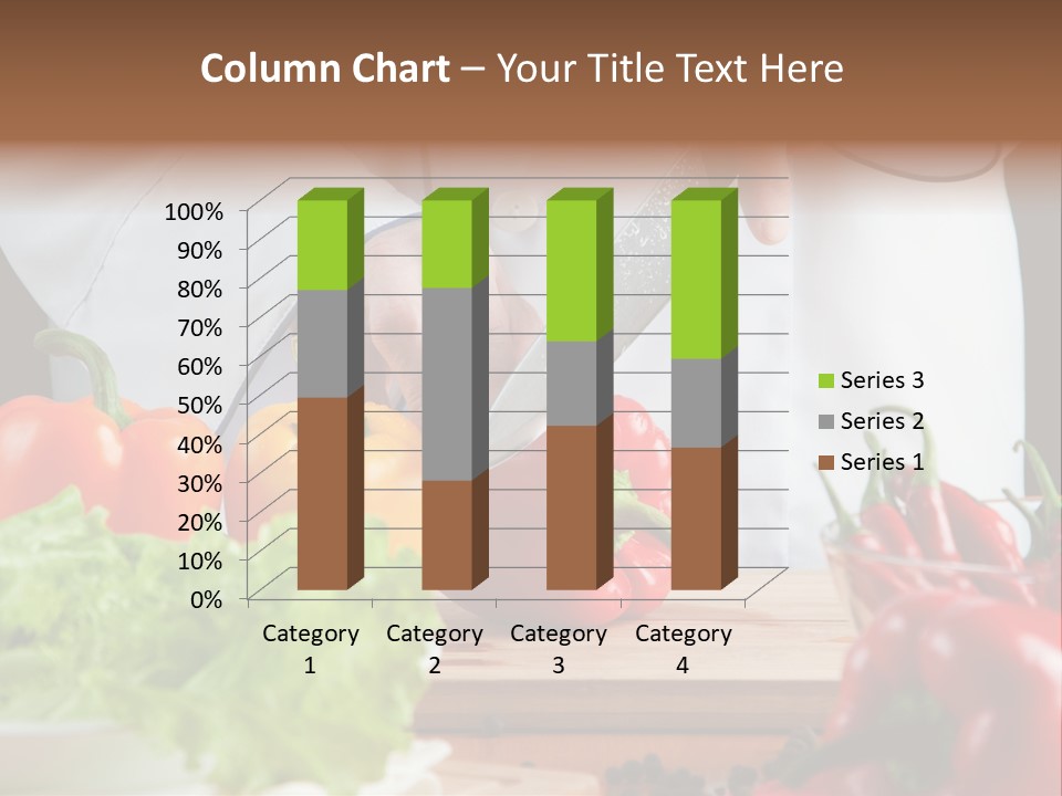 Indoors Foodstuff Vegs PowerPoint Template