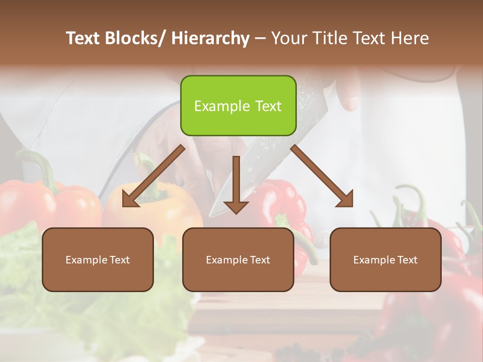 Indoors Foodstuff Vegs PowerPoint Template