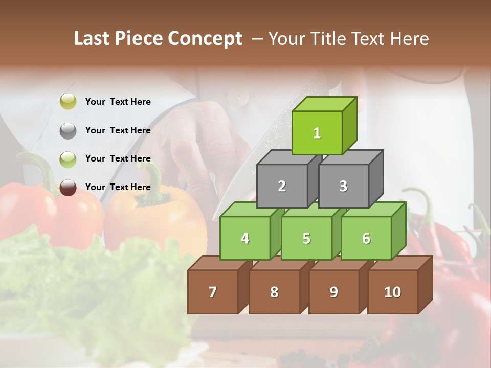Indoors Foodstuff Vegs PowerPoint Template