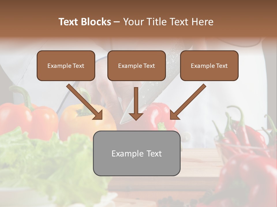Indoors Foodstuff Vegs PowerPoint Template