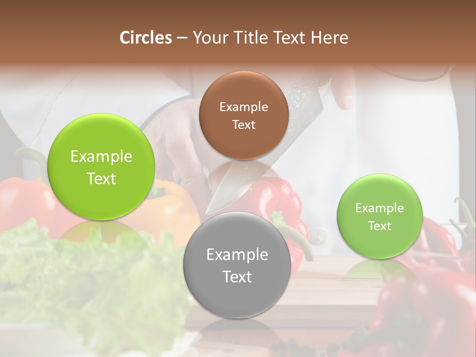 Indoors Foodstuff Vegs PowerPoint Template