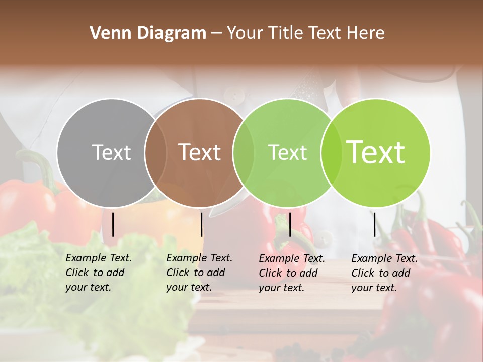 Indoors Foodstuff Vegs PowerPoint Template