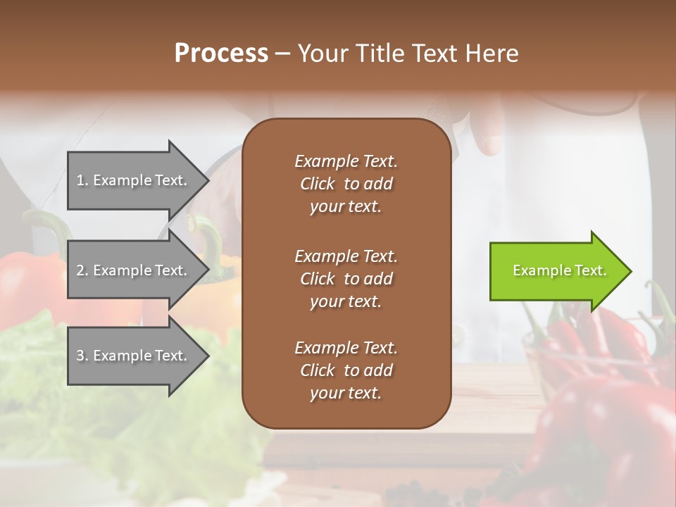 Indoors Foodstuff Vegs PowerPoint Template