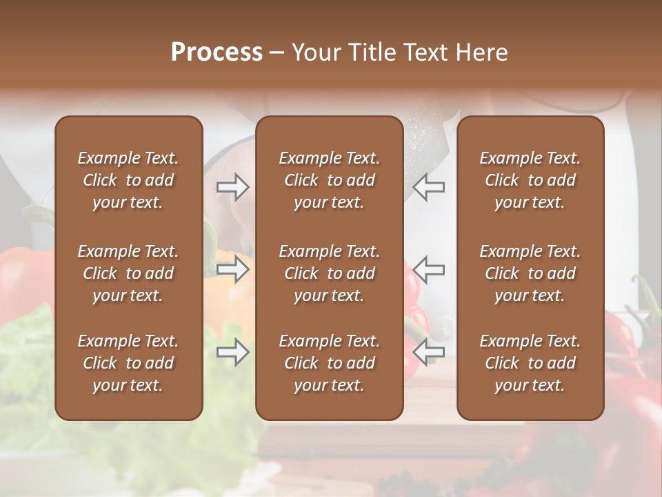 Indoors Foodstuff Vegs PowerPoint Template