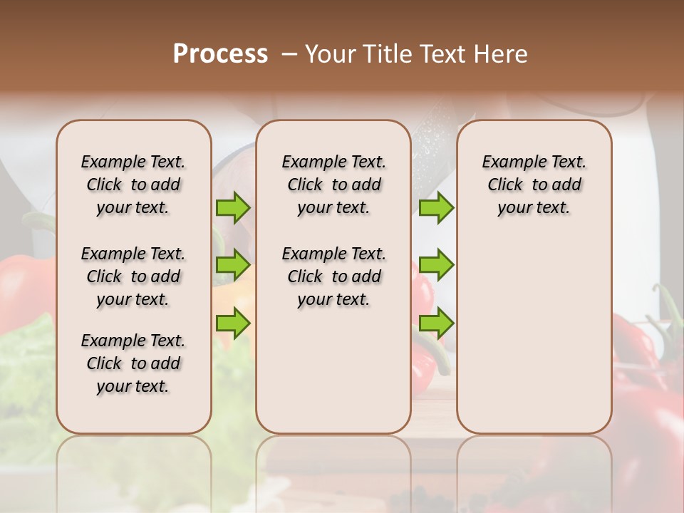 Indoors Foodstuff Vegs PowerPoint Template