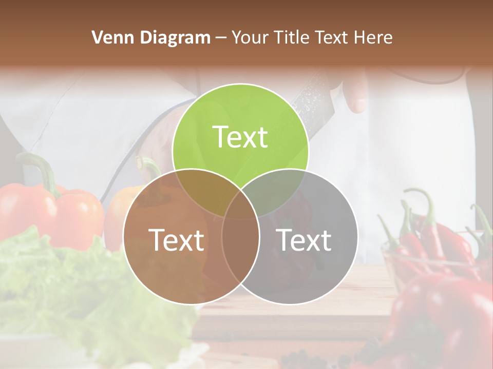 Indoors Foodstuff Vegs PowerPoint Template