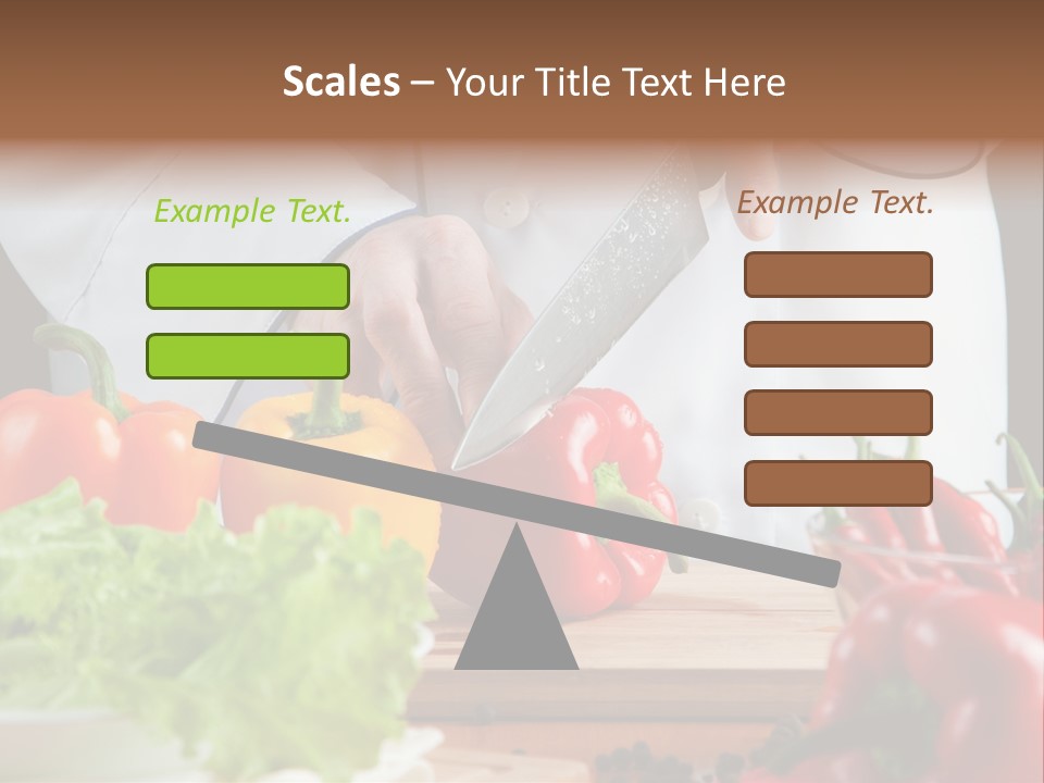 Indoors Foodstuff Vegs PowerPoint Template