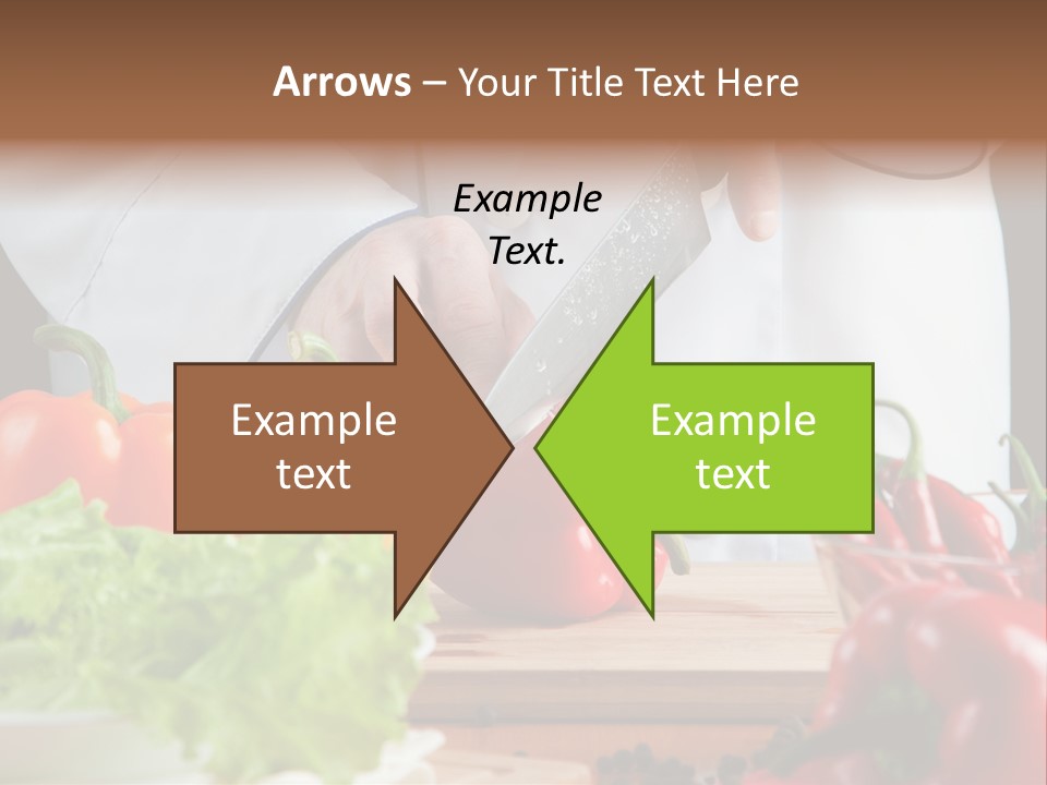 Indoors Foodstuff Vegs PowerPoint Template